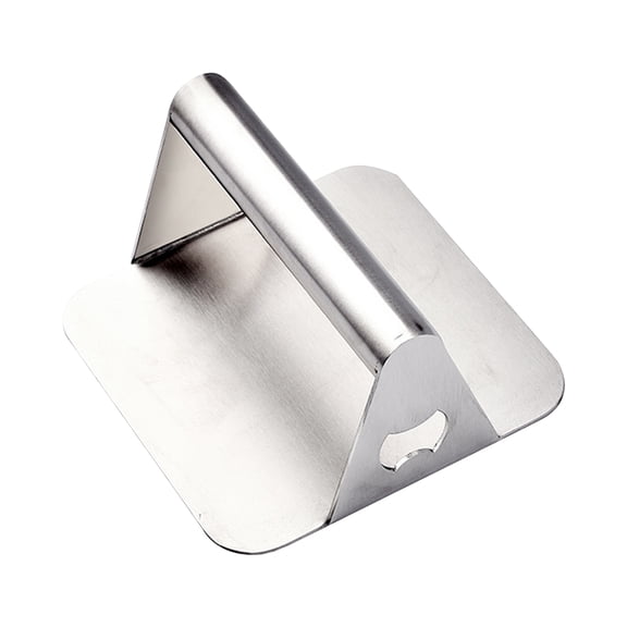 JROCHE Stainless Steel Hamburger Press Non-Stick Square Chef Cutlets Meat Beef Grill
