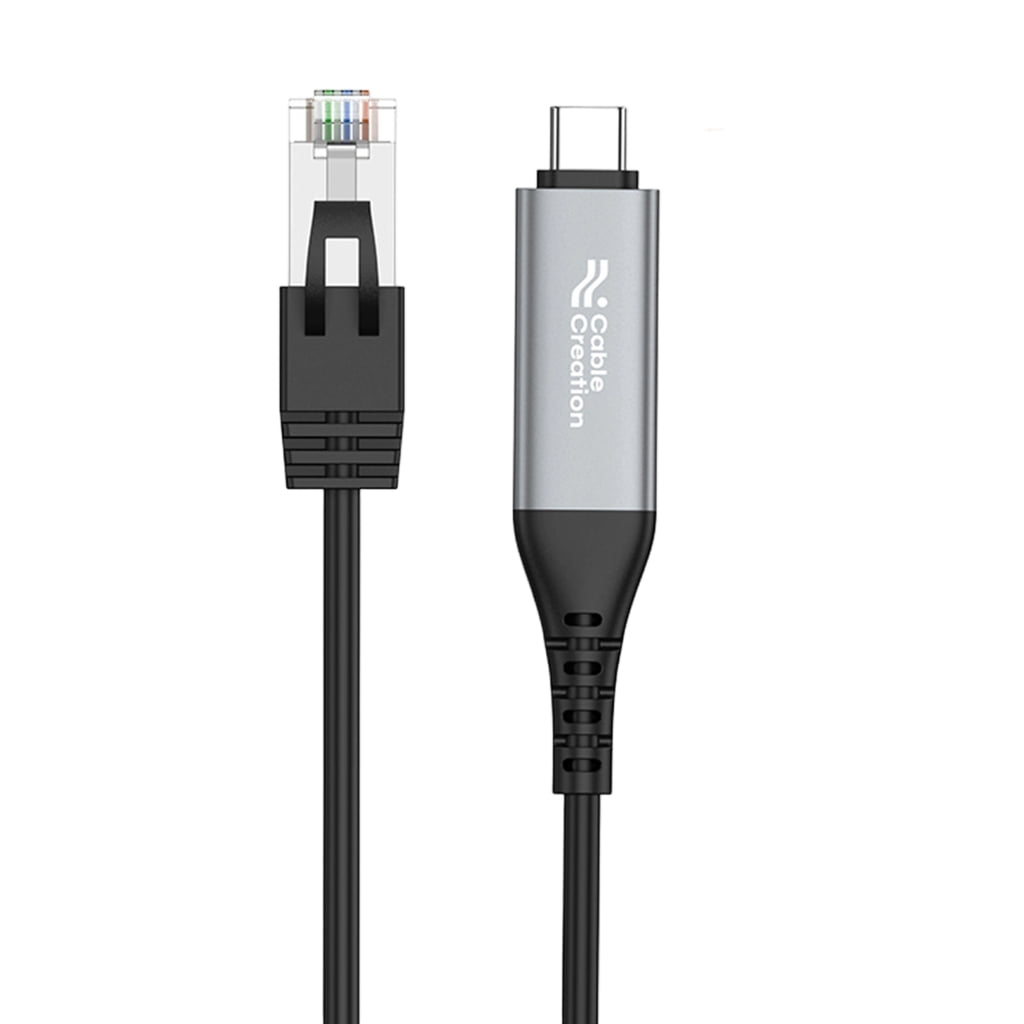 JROCHE Type C to RJ45 Gigabit Ethernet Cable Supports 10/100/1000Mbps ...