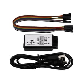 JROCHE USB Logics Analyzers Device Set 8Channel Input Memory Up To 24MHz Sampling Speed
