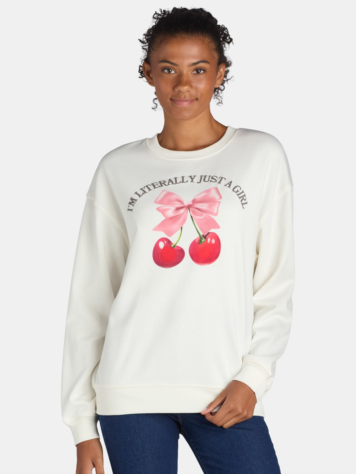 Just A Girl Sweatshirt