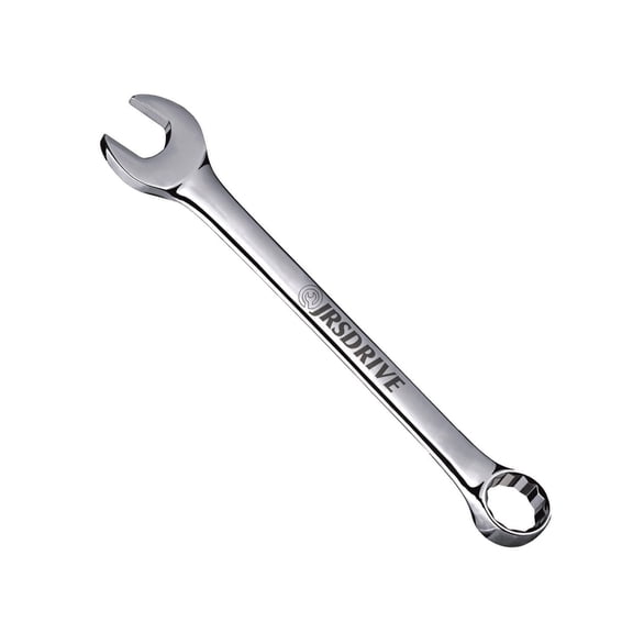 JRSDRIVE 2 inch Jumbo Wrench Chrome Vanadium Steel Bright Chrome Mirror Polished Combination Spanner Use for Home, Garage, Mechanic and Workshop E-2004J