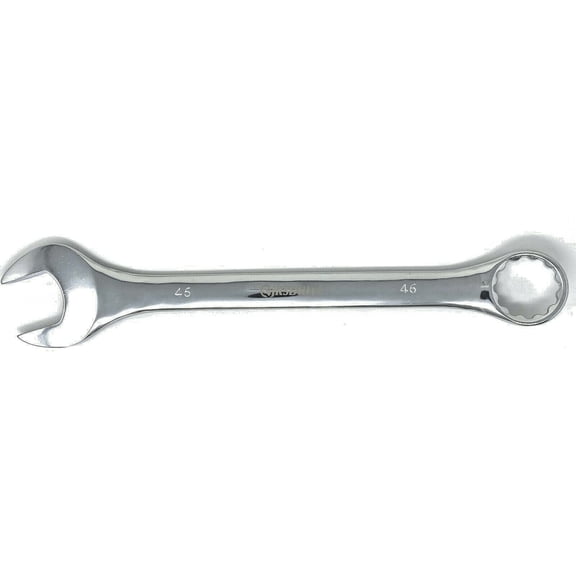 JRSDRIVE Jumbo Combination Wrench 1pc Metric 46mm 12 pt CRV Chrome Mirror Finish