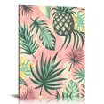 thumbnail image 1 of JRXY 16x20 in / 12x16 in Decorative Painting Tropical Leaves Hibiscus Flower Pineapple 12x16 in, 1 of 5