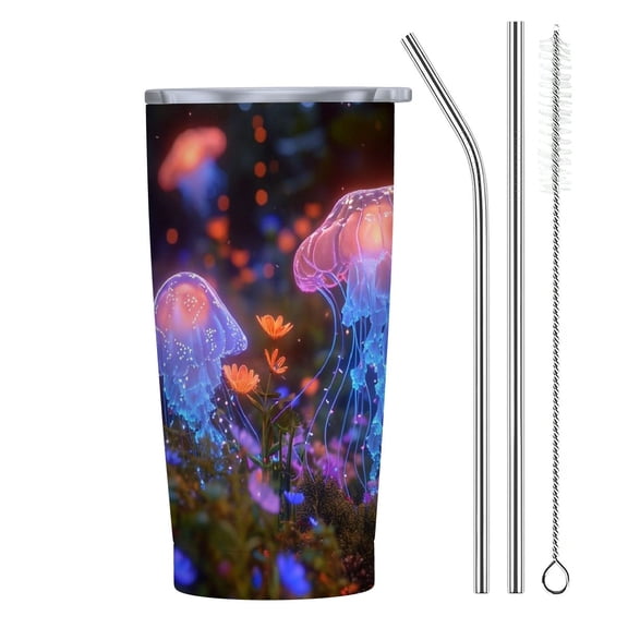 JRXY 20oz Car Straw Cup (with Straw) Anime Jellyfish 20oz