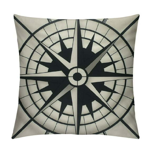JRXY 6 Pack Abstract Cartoon Flower Pillow Cases,Decorative Cushion Cover (Geography Theme) White