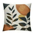 thumbnail image 1 of JRXY Abstract Boho Pillow Covers Modern Geometric Leaf Pillow Cases Minimalist Line Art Farmhouse Decorative Pillowcase Bohemian Outdoor Square Cushion Cases for Home Couch Sofa 24x24in, 1 of 5