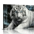 thumbnail image 1 of JRXY Animal Tiger Canvas Wall Art Picture Print for Home Office Living Room Bedroom Decor 20x16in, 1 of 4