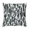 thumbnail image 1 of JRXY Black &amp; White Cactus Super Soft Home Office Decor Throw Pillow Case Cushion Cover for Couch Sofa Bed Chair (Black Cactus) White, 1 of 5