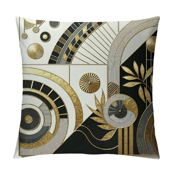 JRXY Blue and Grey Throw Pillows Boho Pillow Covers Abstract Geometric Pillow Covers Mid Century Modern Decor for Sofa Bed Living Room Couch 18x18in