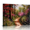 thumbnail image 1 of JRXY Bougainvillea Trail Canvas Wall Art 20x16in, 1 of 4