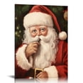 thumbnail image 1 of JRXY Canvas Wall Art Print, Patricia Pinto Holiday Painting, Secretive Christmas Home Décor Artwork, 16x20 in, 1 of 4