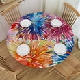thumbnail image 1 of JRXY Colorful Floral Round Table Cloth - Watercolor Flowers Tablecloth Spring Summer Blossom Table Cover Decorative for Holiday Kitchen Dinning Outdoor White, 1 of 7