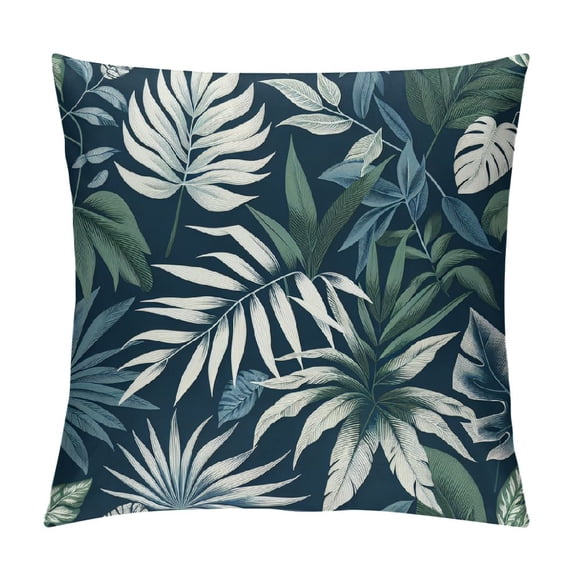 JRXY Decorative Handmade Floral Leaf Throw Pillow Cover/Pillow Sham/Cushion Cover, European Pillow Covers White