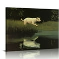 JRXY Diving Pig Michael Sowa Dock Flying Pig Animals Funny Poster