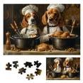 thumbnail image 1 of JRXY Dogs, Chefs, Food Wooden Puzzle Challenging Difficult Wood Puzzles for Adults 1000 PCS, 1 of 6