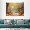 thumbnail image 1 of JRXY Fall Maple Leaves Tapestry Wall Hanging Forest and Pumpkin Nature Plant Decor, 40x30 Inches 40x30in, 1 of 7