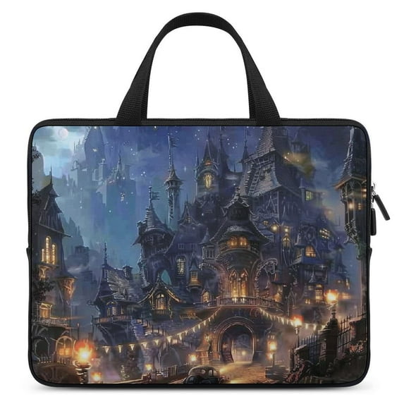 JRXY Fantasy Art Laptop Carrying Bag Diving Fabric Computer Protective Case 17inch