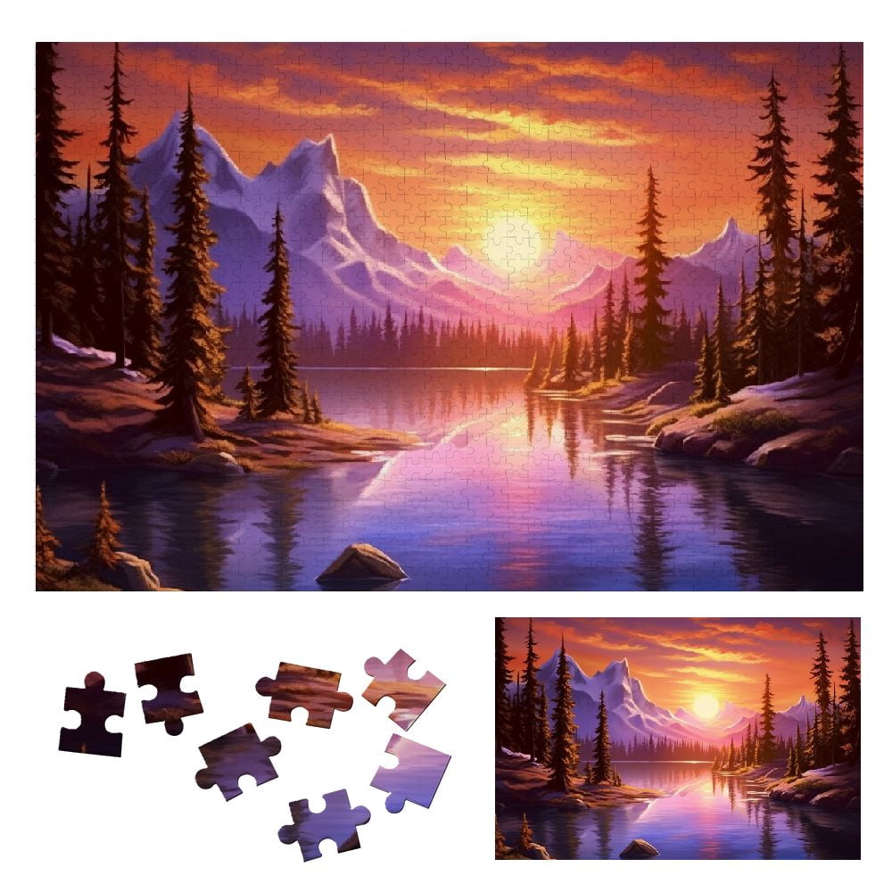 JRXY Fantasy Art Wooden Jigsaw Puzzle for Adults and Kids - Challenging ...