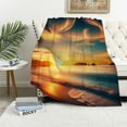 thumbnail image 1 of JRXY Flannel Fleece Blanket - Anti-Pilling Lightweight Soft Blanket for Bed, Sofa, and Travel White, 1 of 6