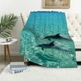 thumbnail image 1 of JRXY Flannel Fleece Blanket - Anti-Pilling, Soft & Cozy, Multi-Functional White, 1 of 6