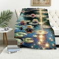 thumbnail image 1 of JRXY Flannel Fleece Blanket - Soft and Cozy Anti-Pilling Flannel Fabric - Multiple Sizes Available White, 1 of 6