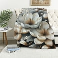 thumbnail image 1 of JRXY Flannel Fleece Blanket - Soft and Cozy Anti-Pilling Flannel Fabric - Multiple Sizes Available White, 1 of 6
