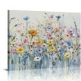 thumbnail image 1 of JRXY  Floral Canvas Wall Art Living Room,Home Decoration With its Waterproof Canvas and Frame. Hang in your Bedroom, Kitchen, Office, Guest Room, Artwork for Wall Decoration picture3, 1 of 4