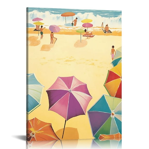 JRXY Florida Poster -Florida Wall Decor - Florida GiftsVintage Travel Posters - Retro Home Decor for FL Beach House 12x16 in