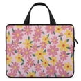 thumbnail image 1 of JRXY Flower Pattern Diving Fabric Laptop Carrying Bag Neoprene Tablet Cover 15inch, 1 of 5