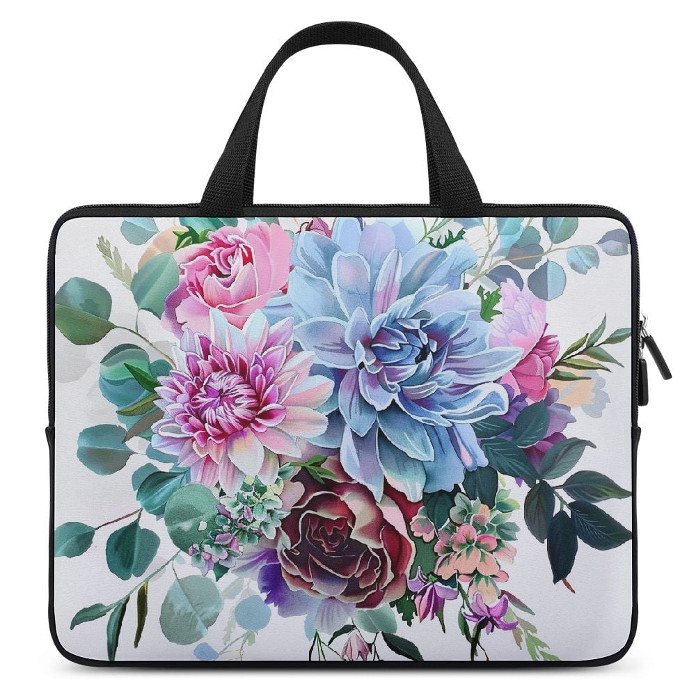 JRXY Flowers Bouquet Annabel Kidston Laptop Bag Diving Fabric Soft Carrying Travel Case 15inch
