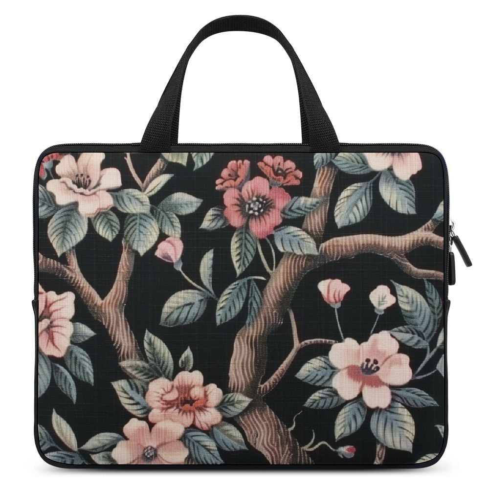 JRXY Flowers Leaves Tree Laptop Sleeve Carrying Bag Diving Fabric Soft