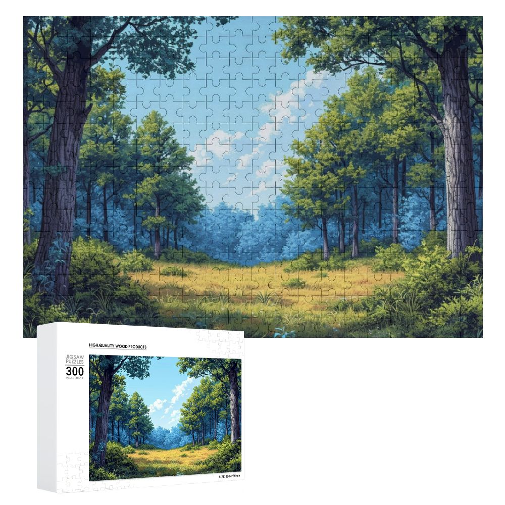JRXY Forest Sectional View Wooden Jigsaw Puzzle Challenging Difficult ...