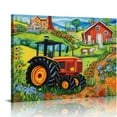 thumbnail image 1 of JRXY Funny Colorful Cute Dinosaur Truck Inspirational Quotes Art Print Humorous Quotes Painting, Dinosaur Wall Art Canvas Poster for Boy Room Nursery Classroom Playroom Decor,  pattern3, 1 of 4