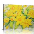 thumbnail image 1 of JRXY  Georgia Prints, Daffodils Canvas Art Poster Poster Decorative Painting Canvas Wall Art Living Room Posters Bedroom Painting picture 3, 1 of 5