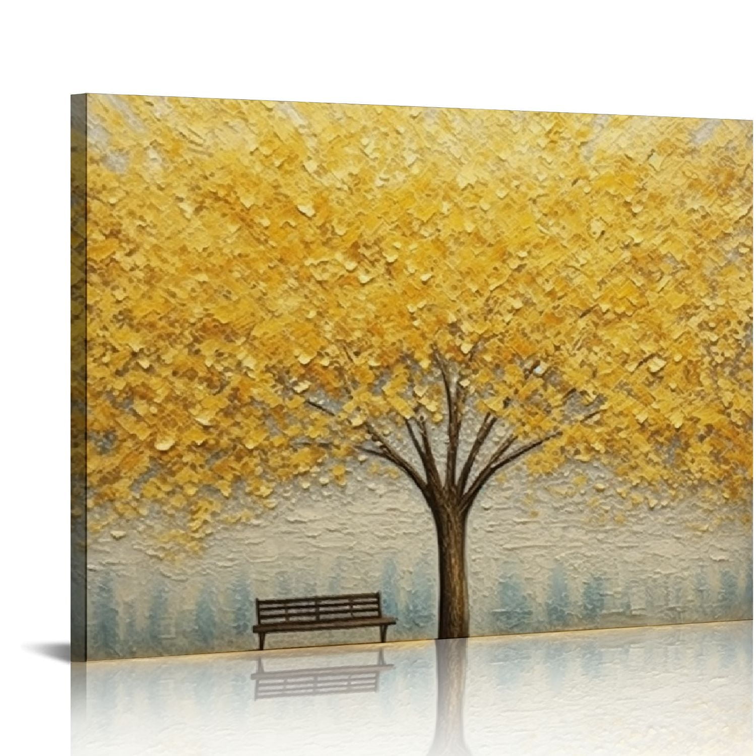 JRXY Gold Tree of Life Canvas Wall Art for Bedroom-Large 3D Framed Wall ...