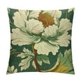 thumbnail image 1 of JRXY  Honshu Floral Chinoiserie Pillow Case Gray Purple Green Chinoiserie Floral Euro Sham Pillow Cover Asian Cushion Cover Accent Pillowcase Rustic Home Decor White, 1 of 5
