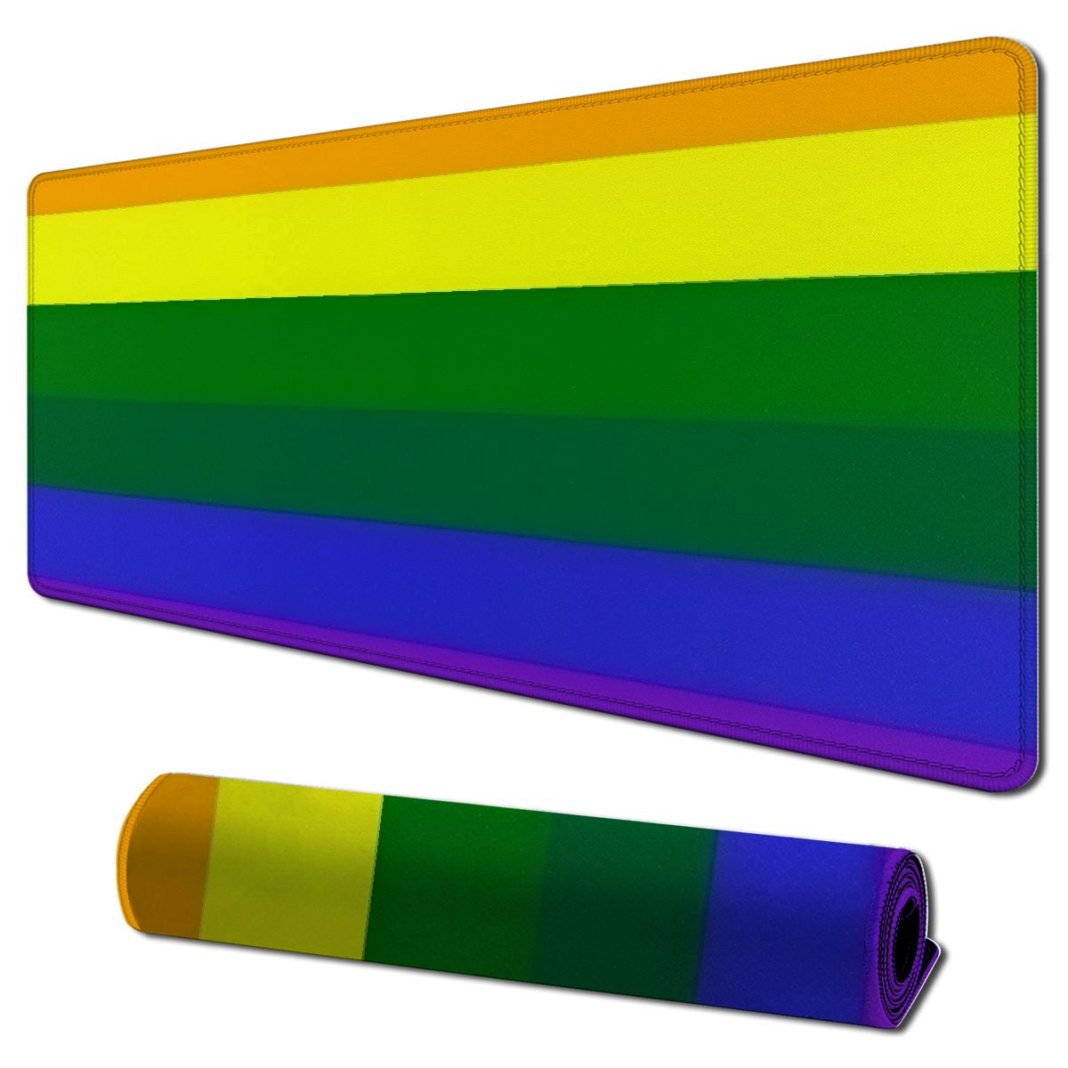 JRXY LGBT Rainbow Flag Pride Month Mouse Pad, 31.5 x 11.8 Inch Extended ...