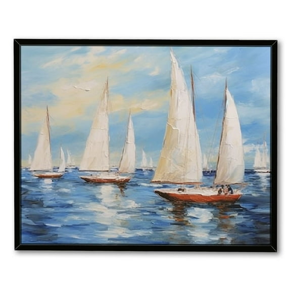 JRXY Large Framed Wall Art Painting Picture Frames Collage Abstract Decor for Living Room Office Bedroom Dark Framed Wall-Art 20x16