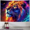 thumbnail image 1 of JRXY Lion Tapestry Wall Hanging, Space Lion Male Galaxy Decor Tapestry for Bedroom, Colorful Wall Art Backdrop Tapestries for Men Girl Dorm Living Room Party Painting, 1 of 6