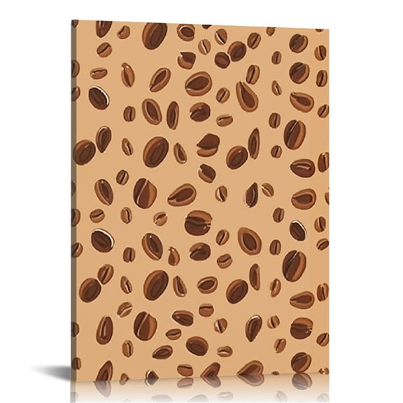 JRXY Macarons Wall Art Canvas Print Framed Prints for Office Home Decor Framed Ready to Hang Painting Canvas Wall Artwork - Delicious Macaron Coffee Tasty Yummy Pastry Bakery Design 12x16 in