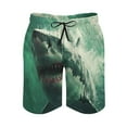 thumbnail image 1 of JRXY Majestic White Shark Portrait Summer Boardshorts Men's Beach Board Shorts Pants S, 1 of 7