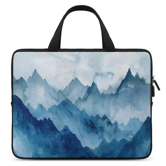 JRXY Mountain Range Clouds Sky Laptop Sleeve Bag Diving Fabric Soft Carrying Travel Case Idea 17inch