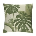thumbnail image 1 of JRXY Palm Leaves with Lush Branches and Leaves Tropical Jungle Palm Leaves with Charming Colors Plush Pillowcase 1 Piece White, 1 of 5