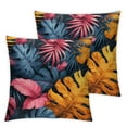 thumbnail image 1 of JRXY Printed Pillowcase 2-Pack, Short Plush Pillow Cover with Vibrant Pattern Design White, 1 of 7