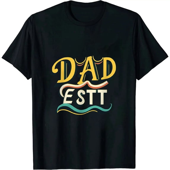 JRXY Promoted to Dad 2023 New Dad Father's Day Baby Daddy Gift T-Shirt Black