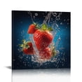 thumbnail image 1 of JRXY Pyradecor Dancing Fruit Modern Landscape Artwork Canvas Prints on Stretched Canvas Wall Art Décor for Living Room Home Decorations 16x16 in, 1 of 4