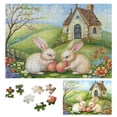 thumbnail image 1 of JRXY Rabbits Wooden Jigsaw Puzzle Challenging Difficult Wood Puzzles for Adults 300 PCS, 1 of 6