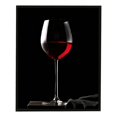 thumbnail image 1 of JRXY Red and Black Wall Art Wine Wall Decor Kitchen Dining Room Accessories Minimalist Wine Glass Canvas Pictures Kitchenware Bar Pub Painting Artwork for Living Room Office Home Decorations  pattern1, 1 of 4
