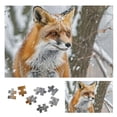 thumbnail image 1 of JRXY Red Fox Snow Trees Wooden Jigsaw Puzzle Gift for Family Friends 1000 PCS, 1 of 6
