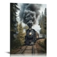 thumbnail image 1 of JRXY  Retro Steam Engine Train Poster Home Kitchen Wall Decorative Posters Prints  12x16 in, 1 of 4